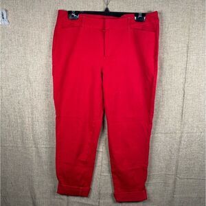 Very nice red Old Navy 3/4 pants sz 12